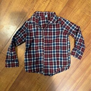 Excellent used condition long sleeve button up. 

Size: 5T